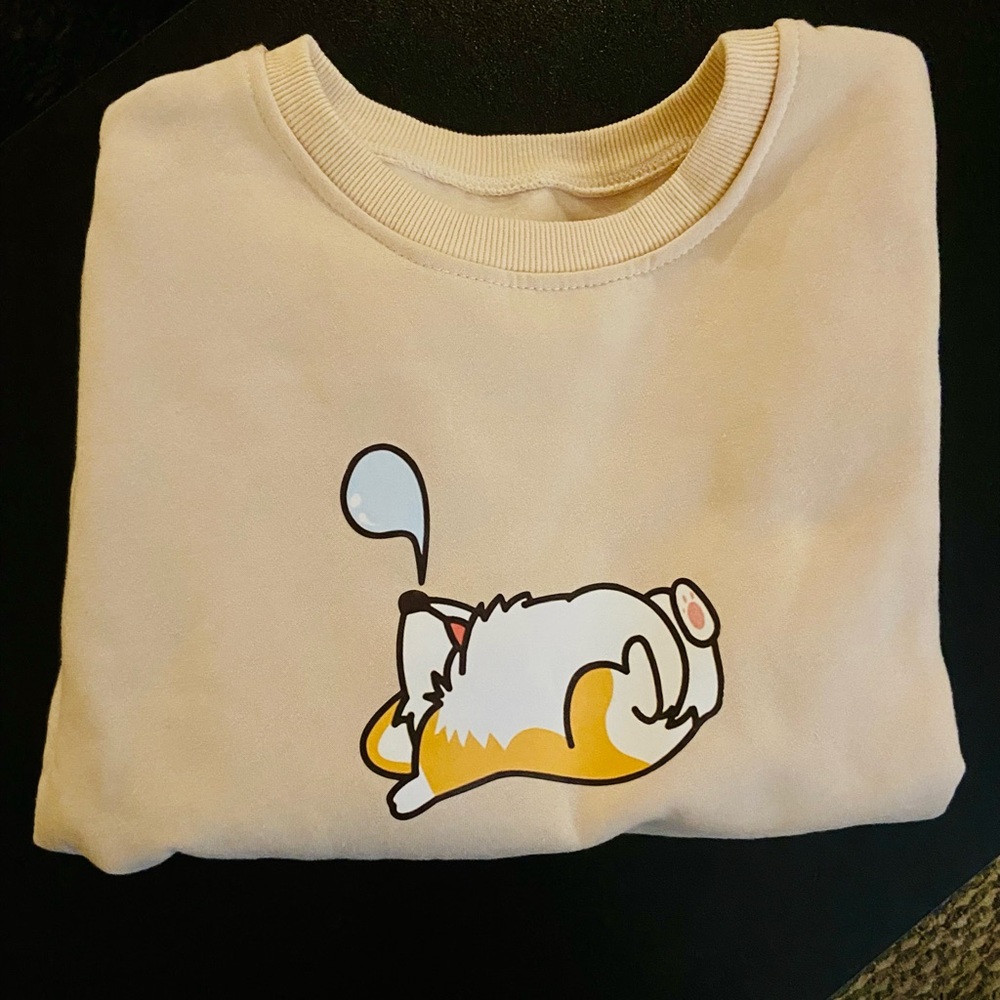 Sleepy Corgi - Pullover Sweater